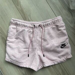 Nike Women's Soft Pink Athletic Shorts